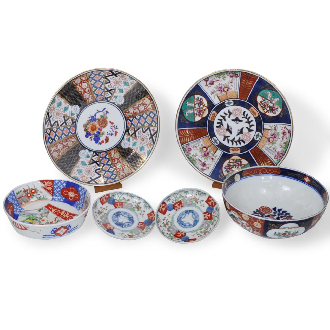 (6 Pc) Japanese Imari Bowls (1 of 10)