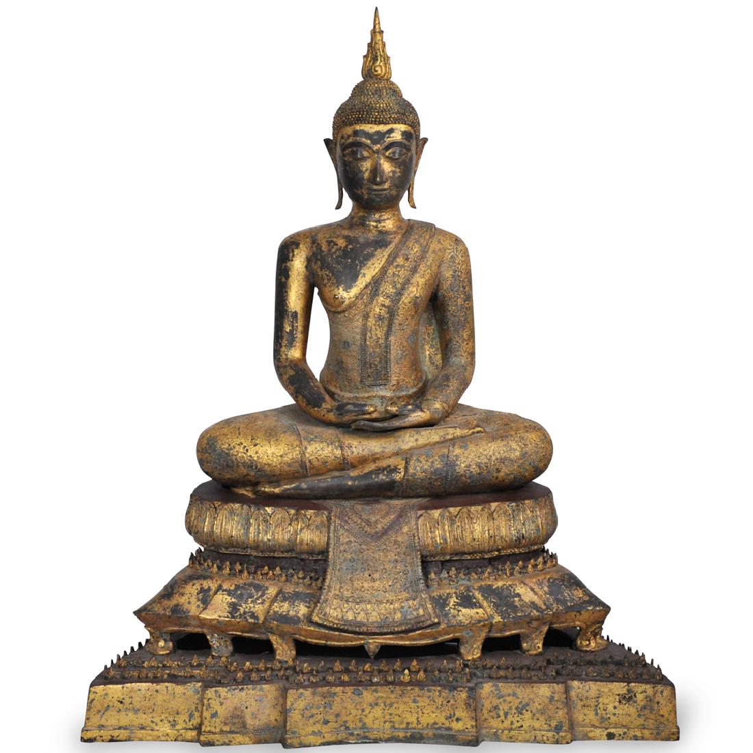 Gilt Bronze Thai Buddha Statue (1 of 7)