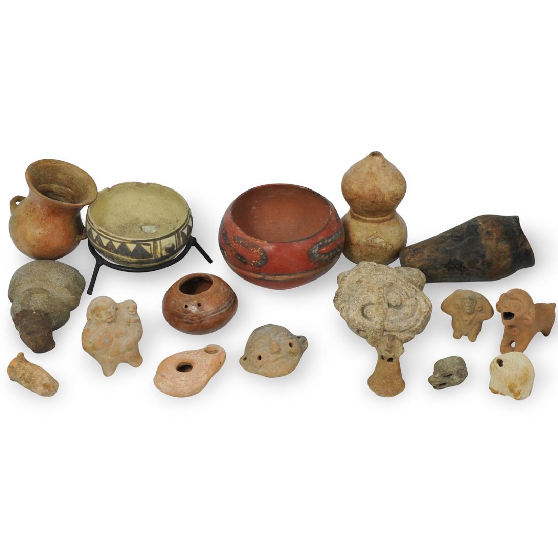 (19 Pc) Lot of Pre-Columbian Style Artifacts (1 of 5)