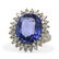 8.49ct Natural Sapphire and Diamond Ring