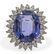 8.49ct Natural Sapphire and Diamond Ring - 2