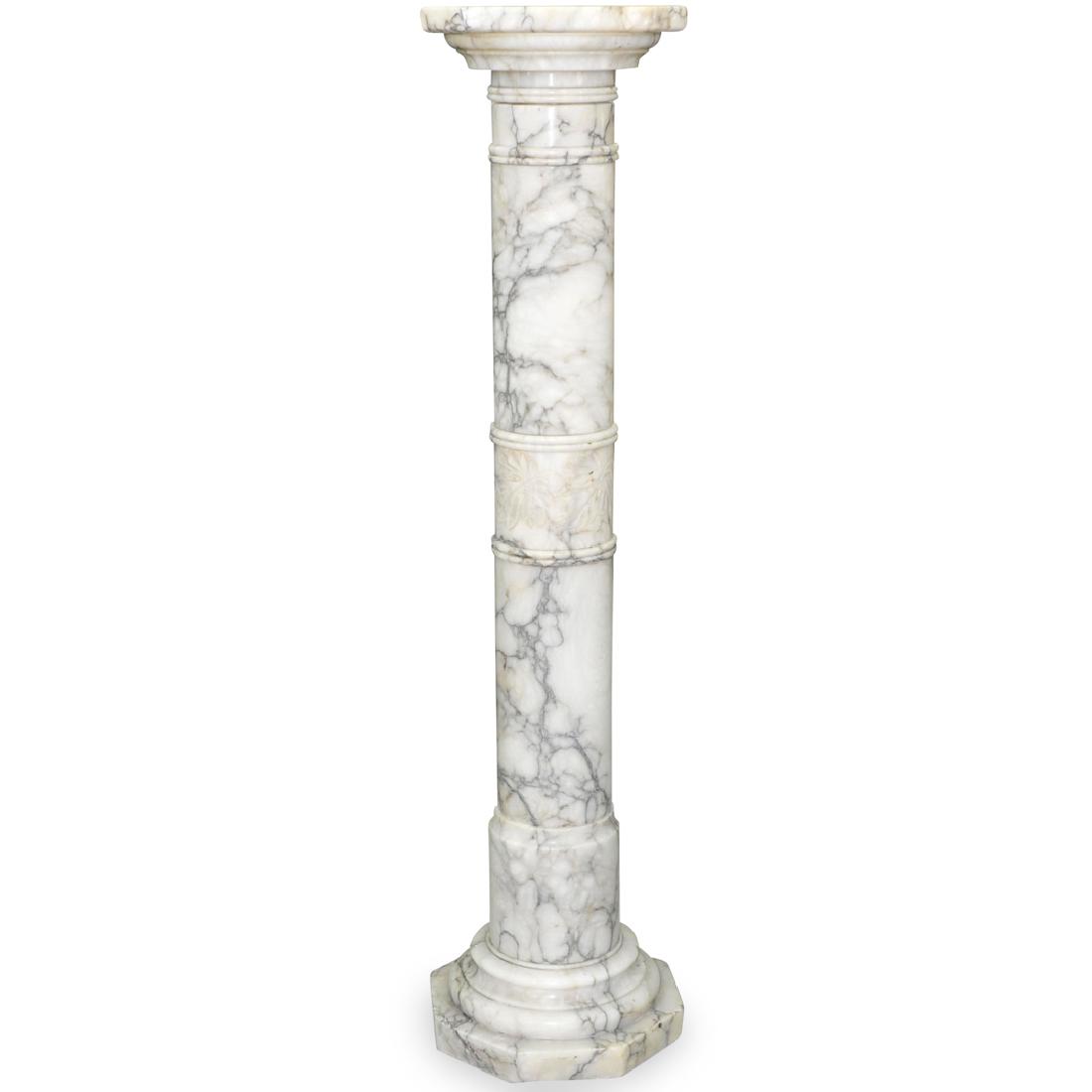 Marble Column Pedestal (1 of 4)