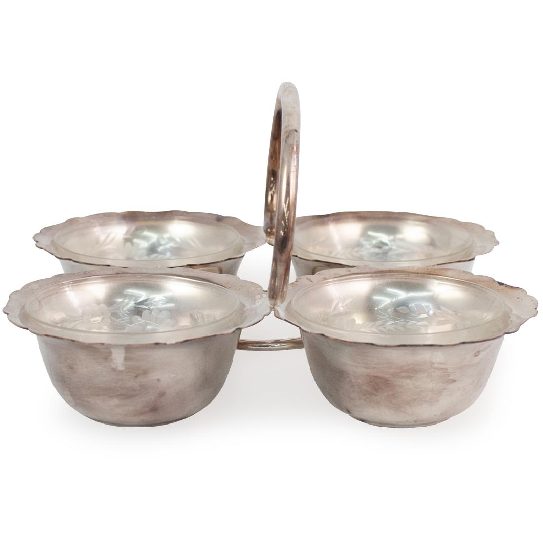 Reed and Barton Silver Soldered Condiment Serving Bowl (1 of 4)