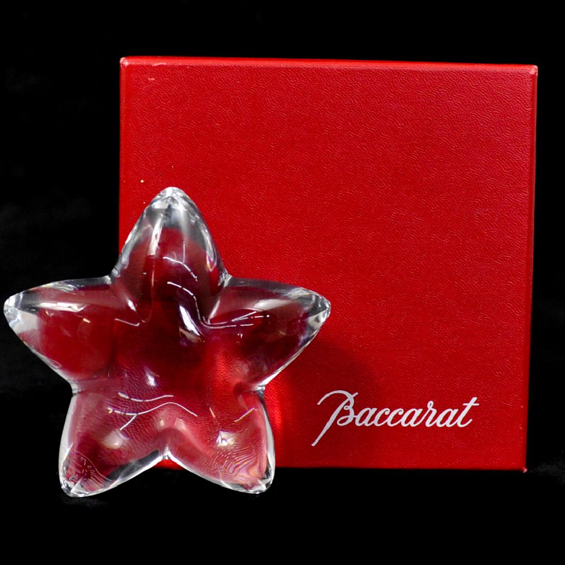 Baccarat Crystal Star Paperweight (1 of 4)