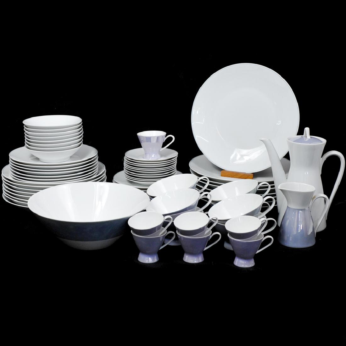 (75 Pc) Rosenthal Studio Line "Crystalline Blue" Set (1 of 13)