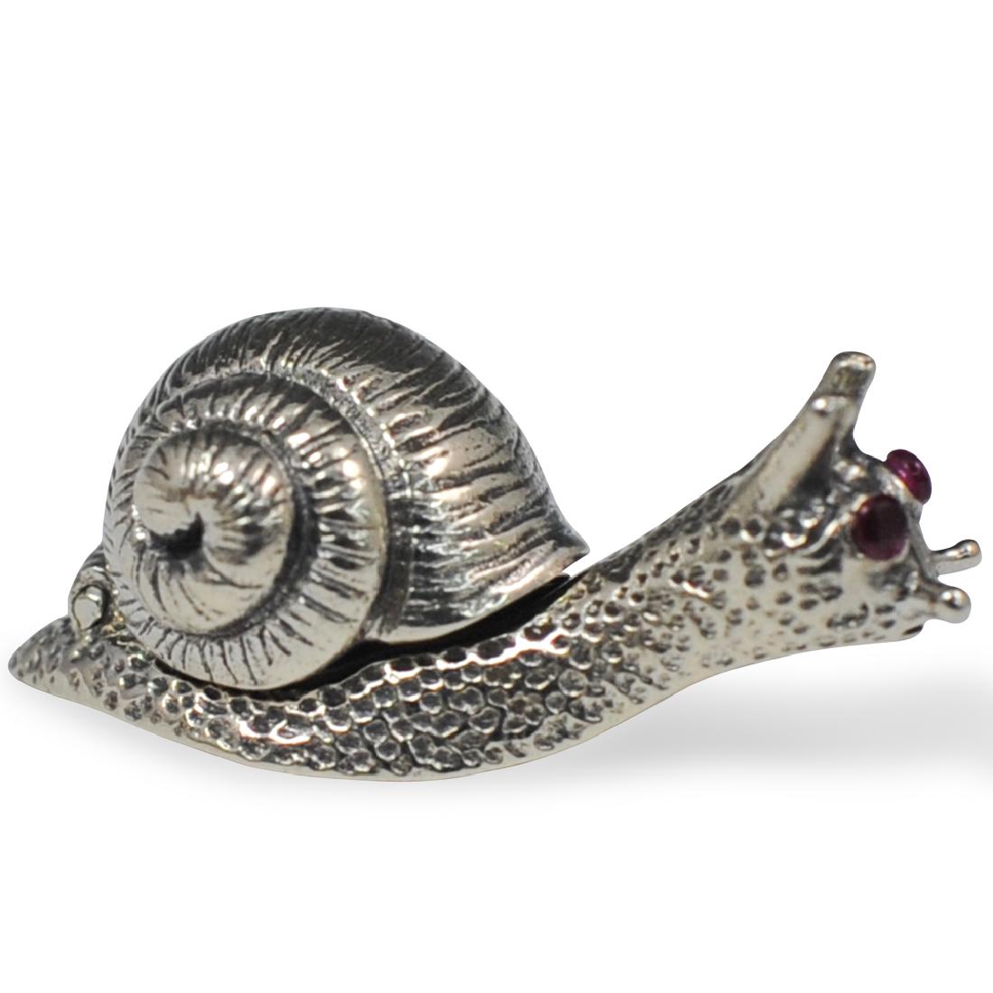 Miniature Sterling Snail Box (1 of 3)