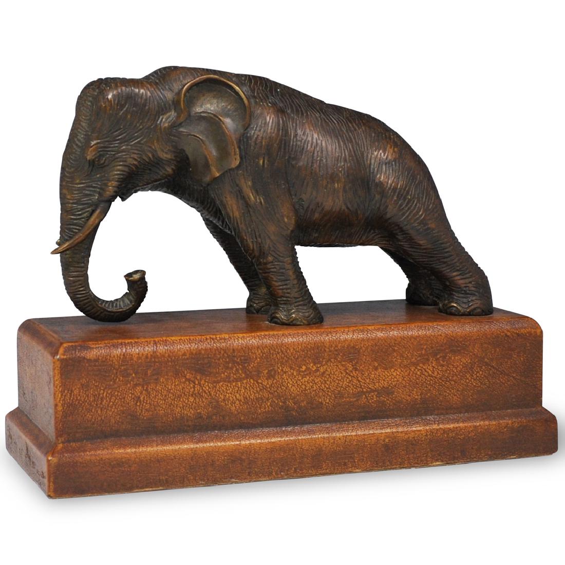 Bronze Elephant Statue (1 of 3)
