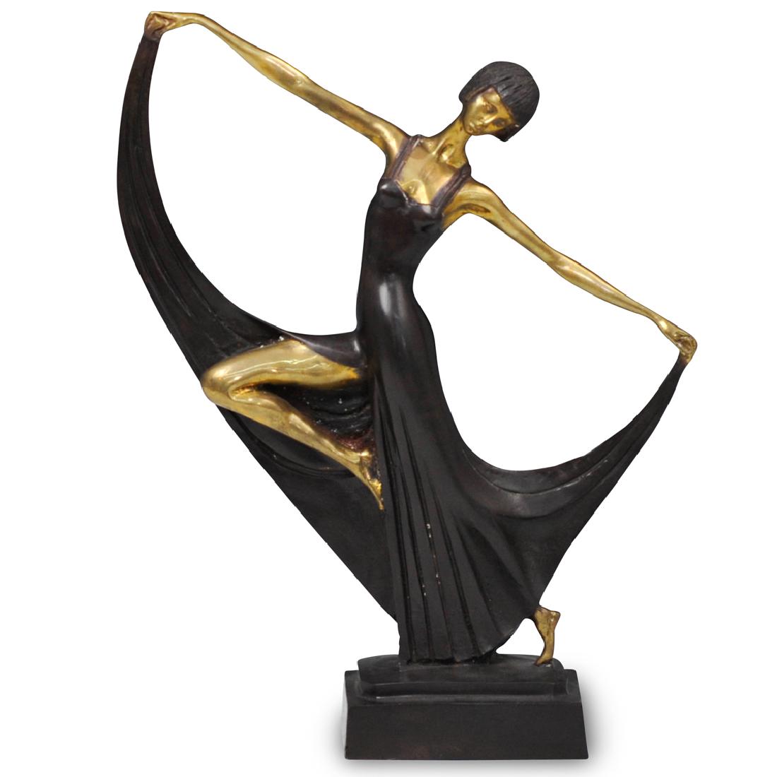Art Deco Dancer Bronze Sculpture (1 of 4)
