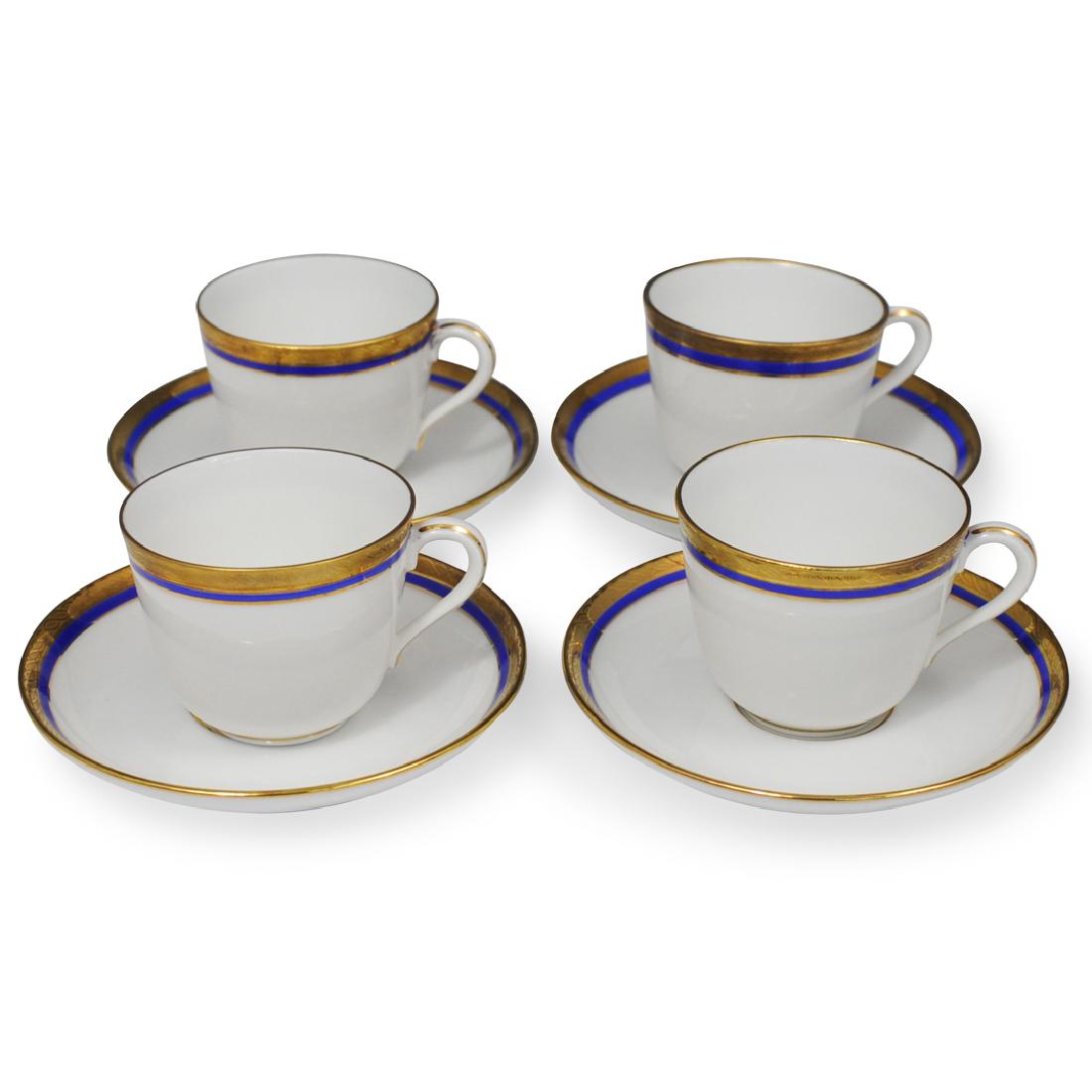 (4 Pc) Richard Ginori Porcelain Tea Cups (1 of 4)