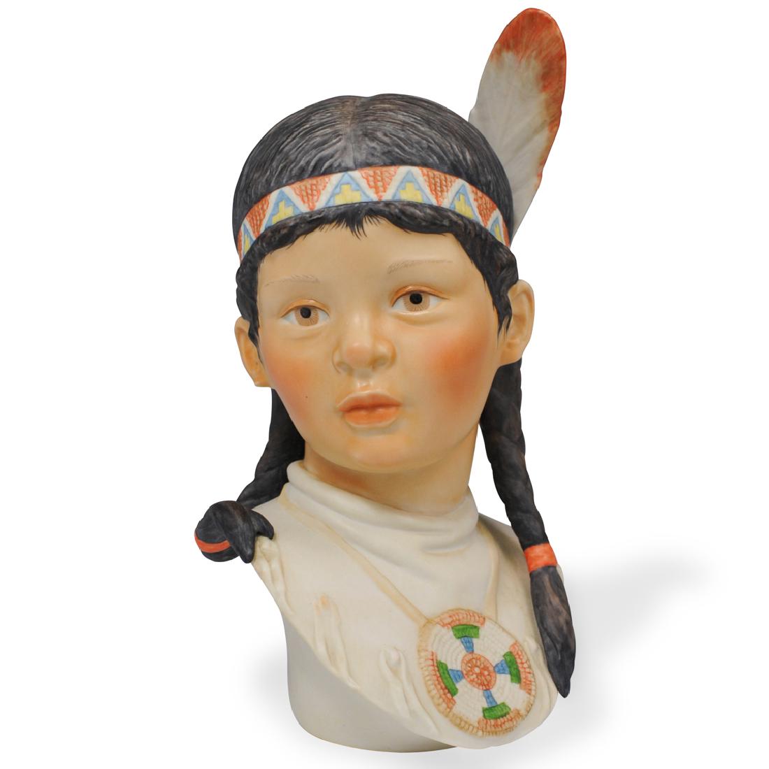 Cybis Native American Portrait Bust (1 of 3)