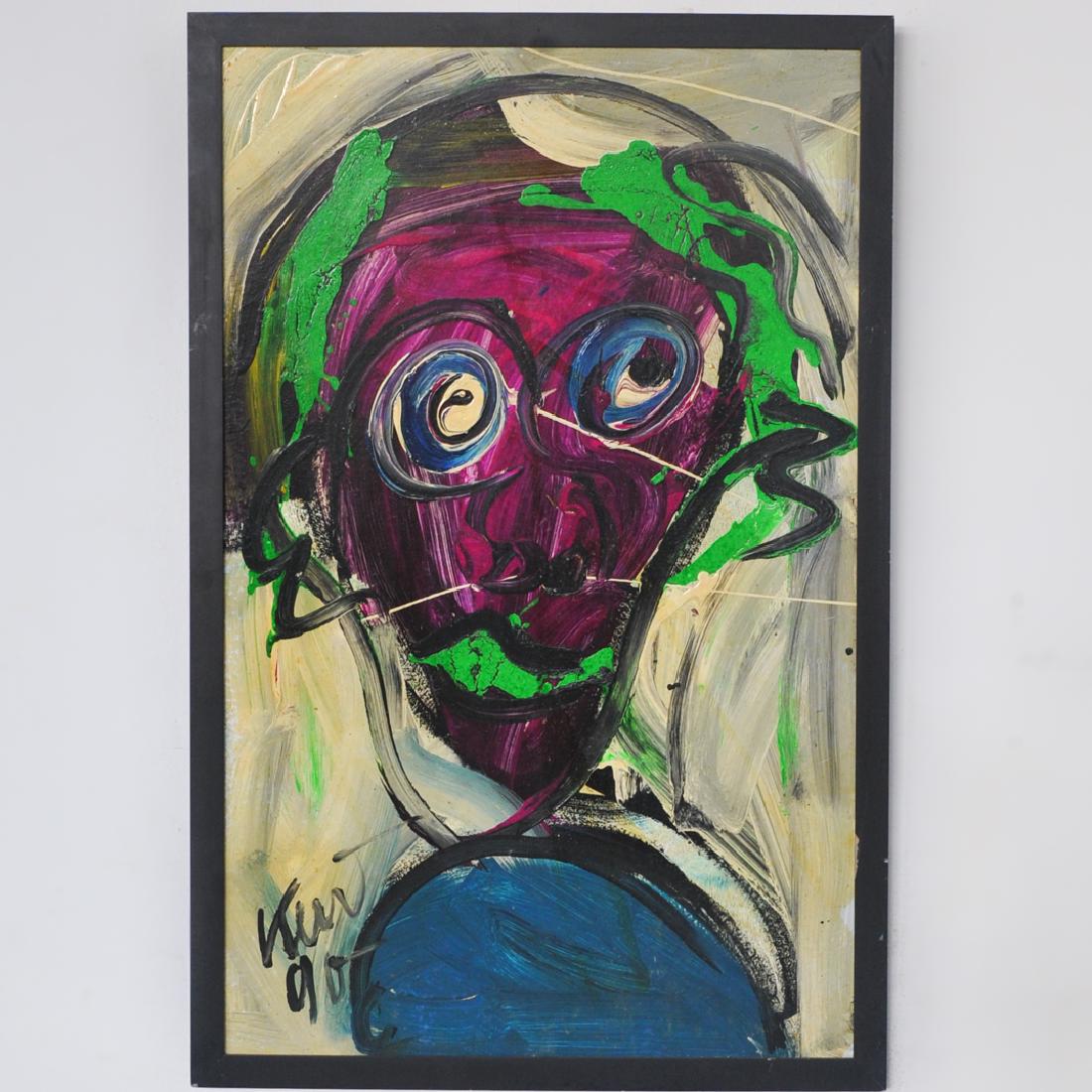 Peter Keil (German, b. 1942) Oil on Board (1 of 4)