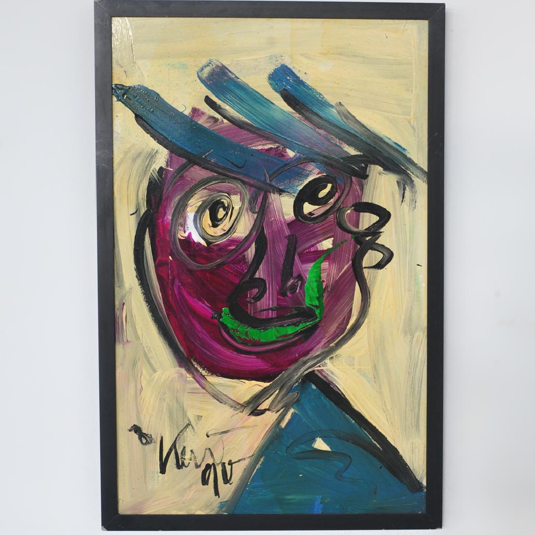 Peter Keil (German, b. 1942) Oil on Board (1 of 3)