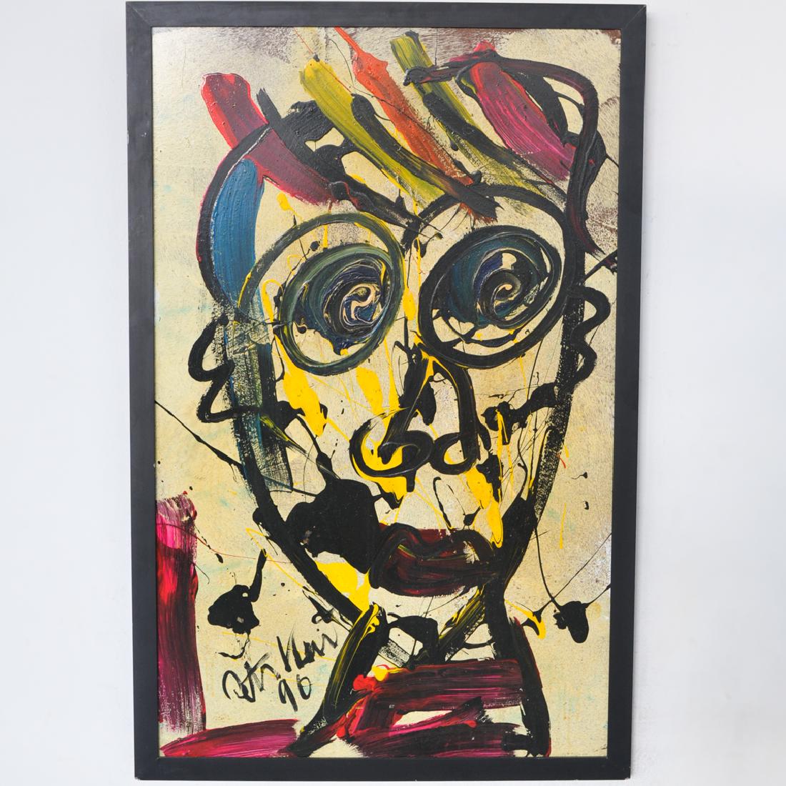 Peter Keil (German, b. 1942) Oil on Board (1 of 3)