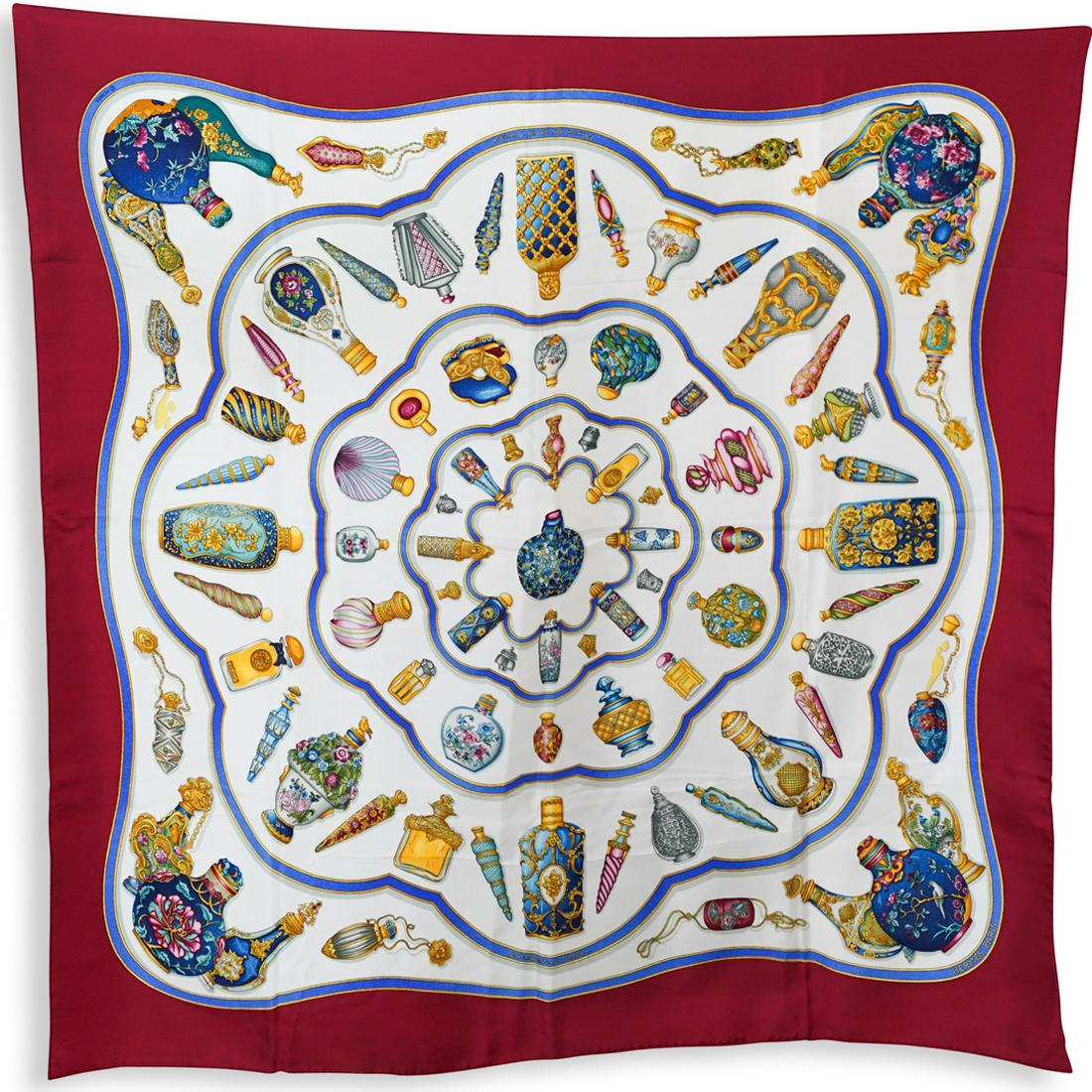 Hermes "Qu'importe le Flacon" Silk Scarf (1 of 4)