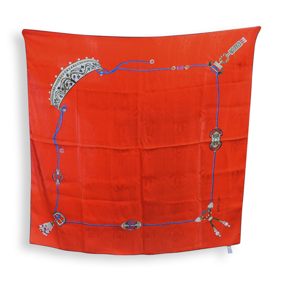 Vintage Silk Cartier Scarf (1 of 7)