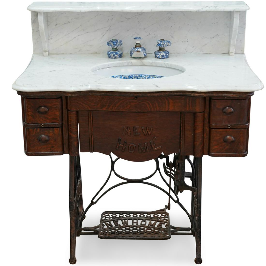Repurposed Antique Sewing Machine (1 of 7)