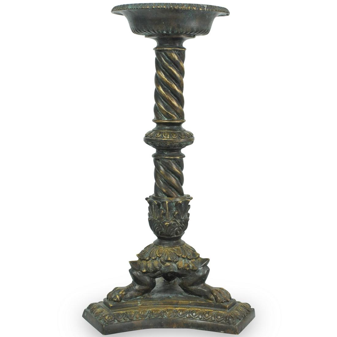Gothic Bronze Candlestick (1 of 6)