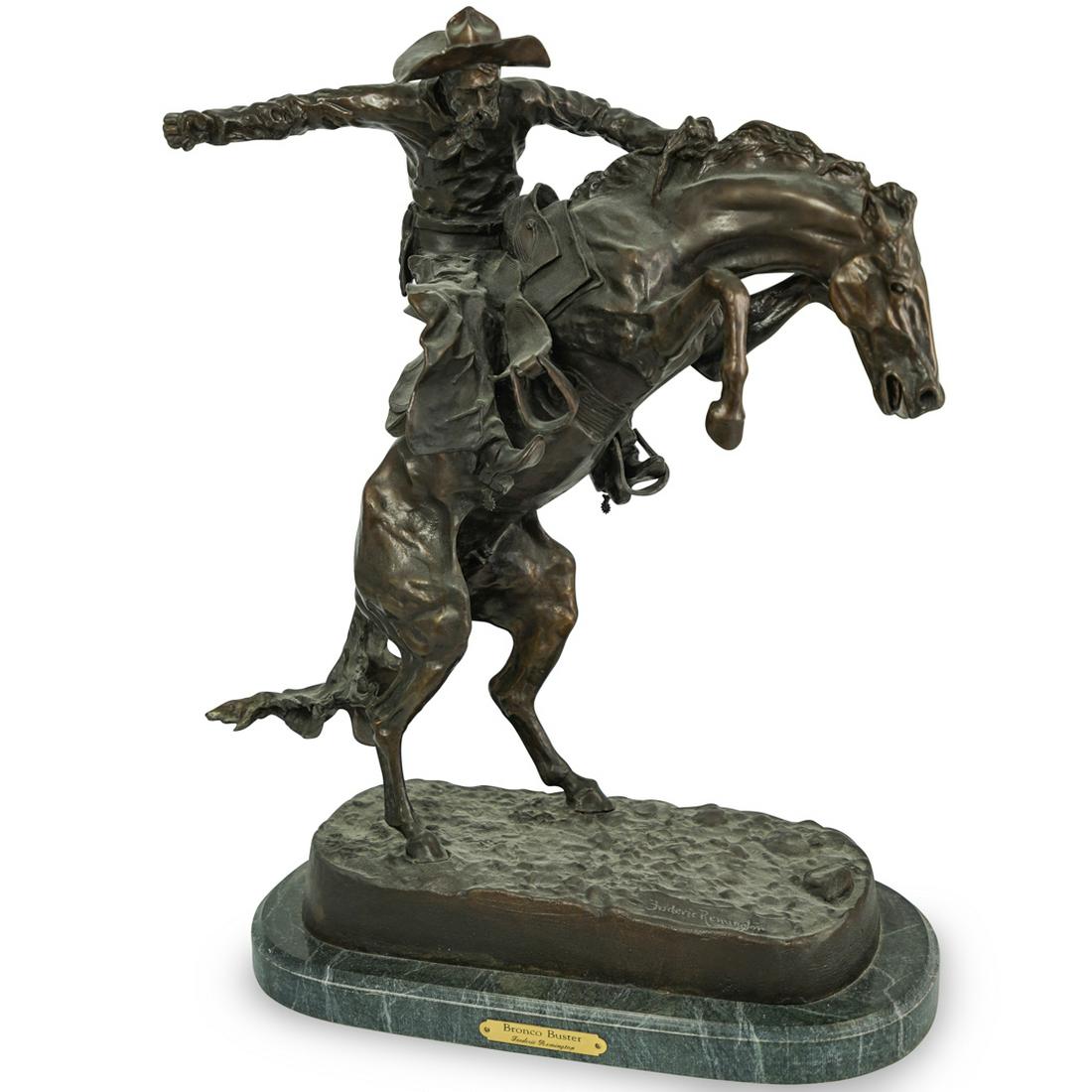 Bronco Buster Bronze After Frederick Remington (1 of 7)