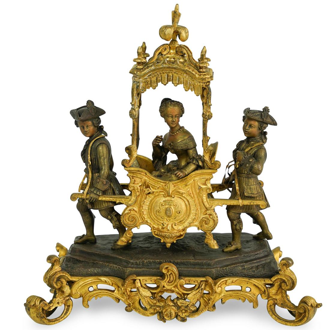 French Bronze Figural Group (1 of 10)