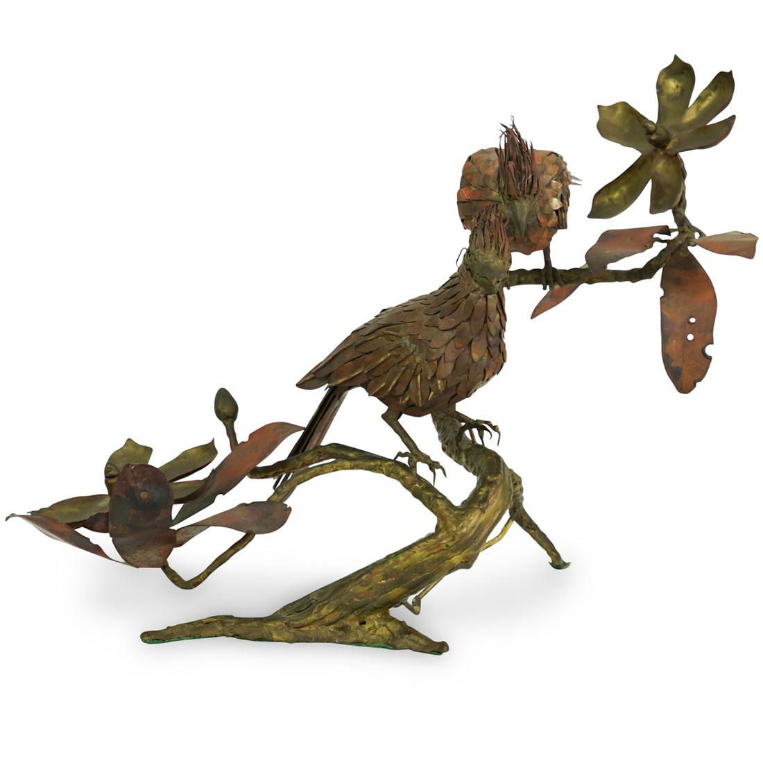 Pair of Copper and Bronze Cardinals (1 of 5)