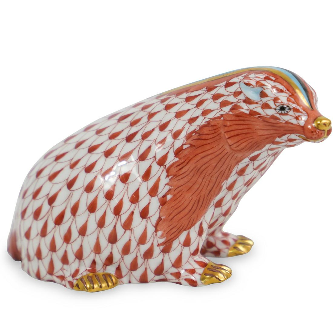 Herend Porcelain Badger (1 of 4)