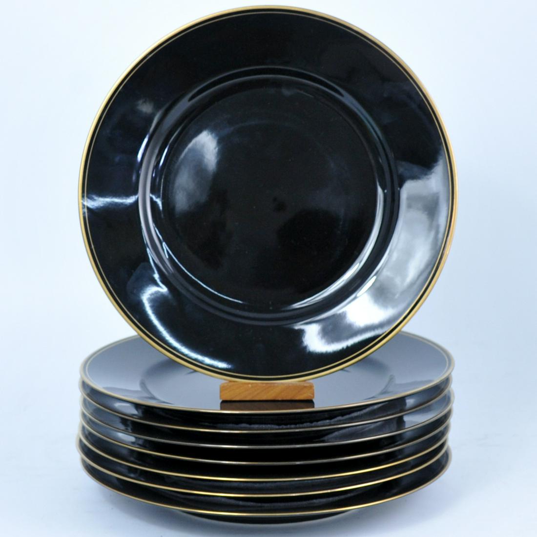 (8 Pc) Fitz and Floyd Porcelain Service Chargers (1 of 3)