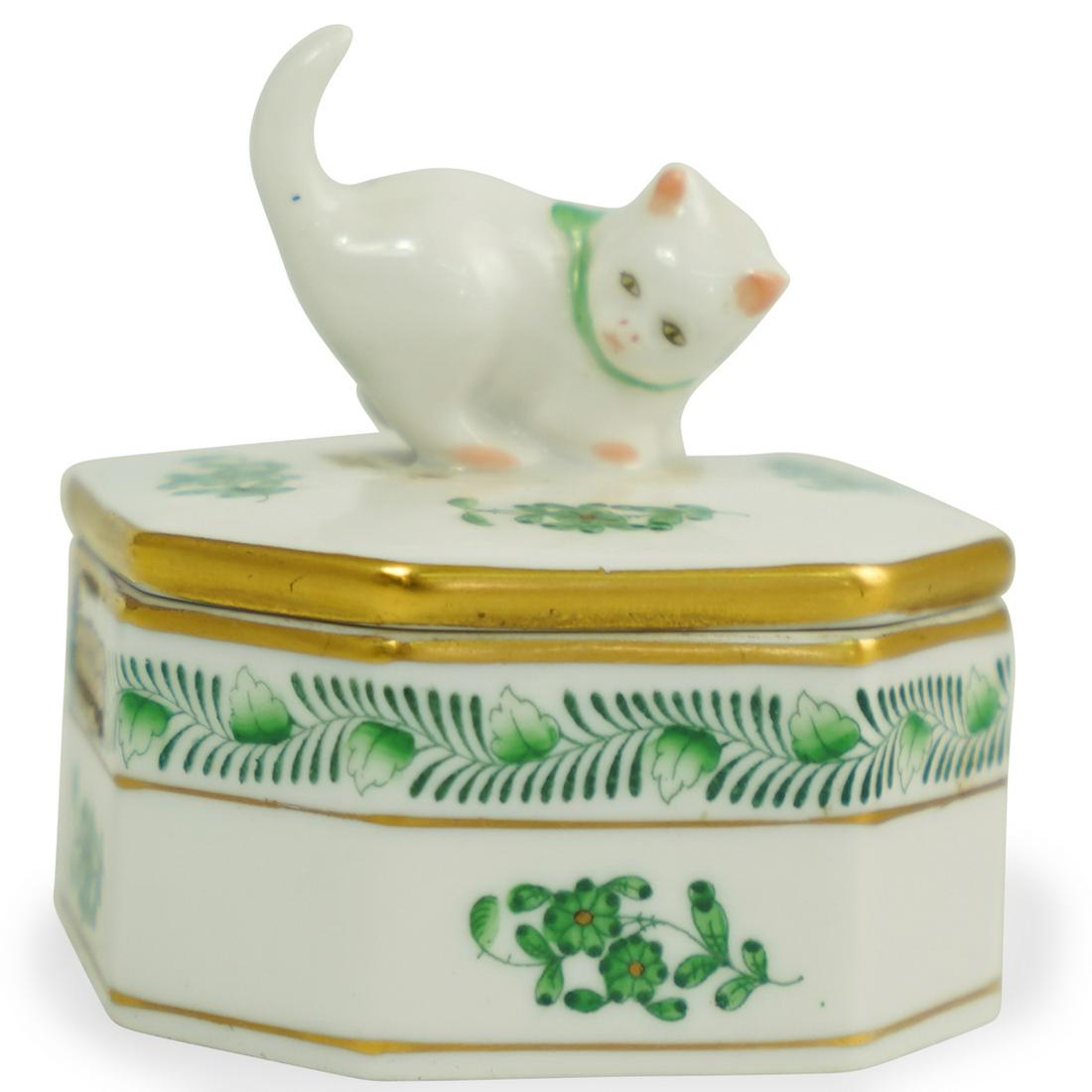Herend Porcelain Trinket Box (1 of 5)