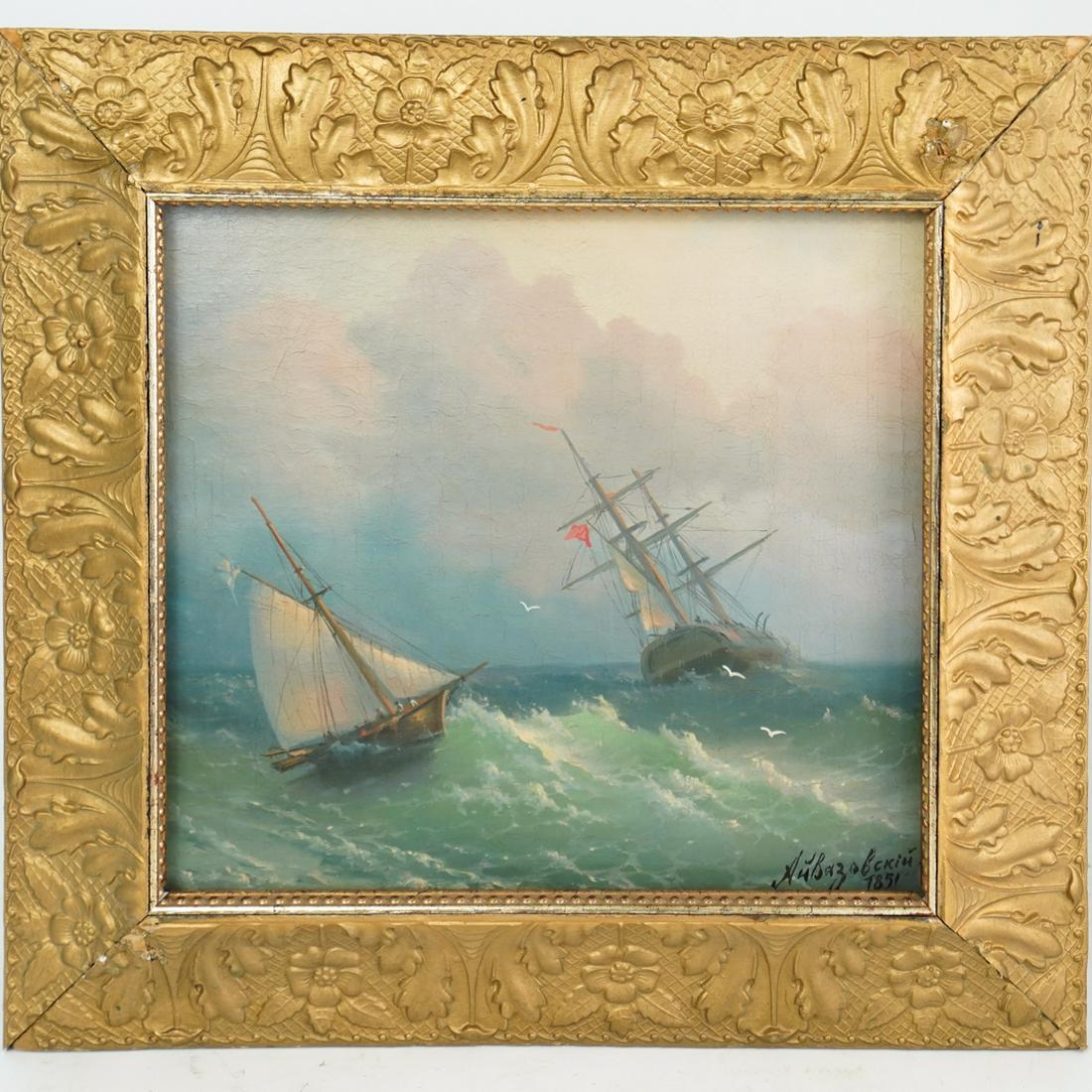 Oil Painting After Ivan Aivazovsky (1 of 6)