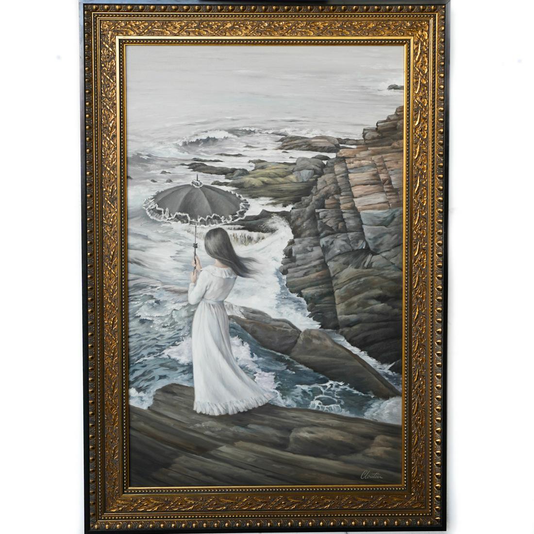 Francois Cloutier (French, 1922-2016) Oil Painting (1 of 5)