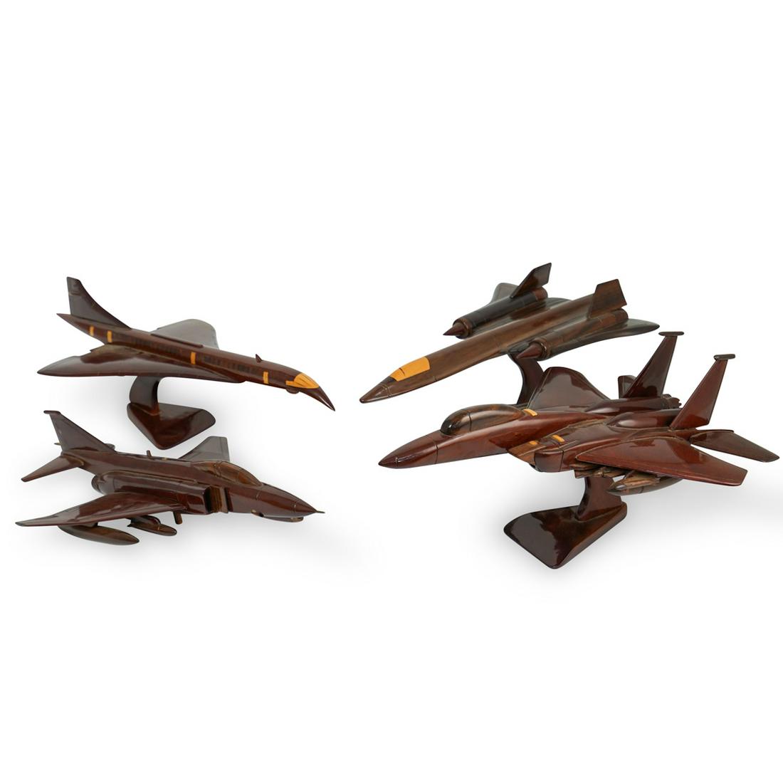 Four Wooden Airplane Models (1 of 5)