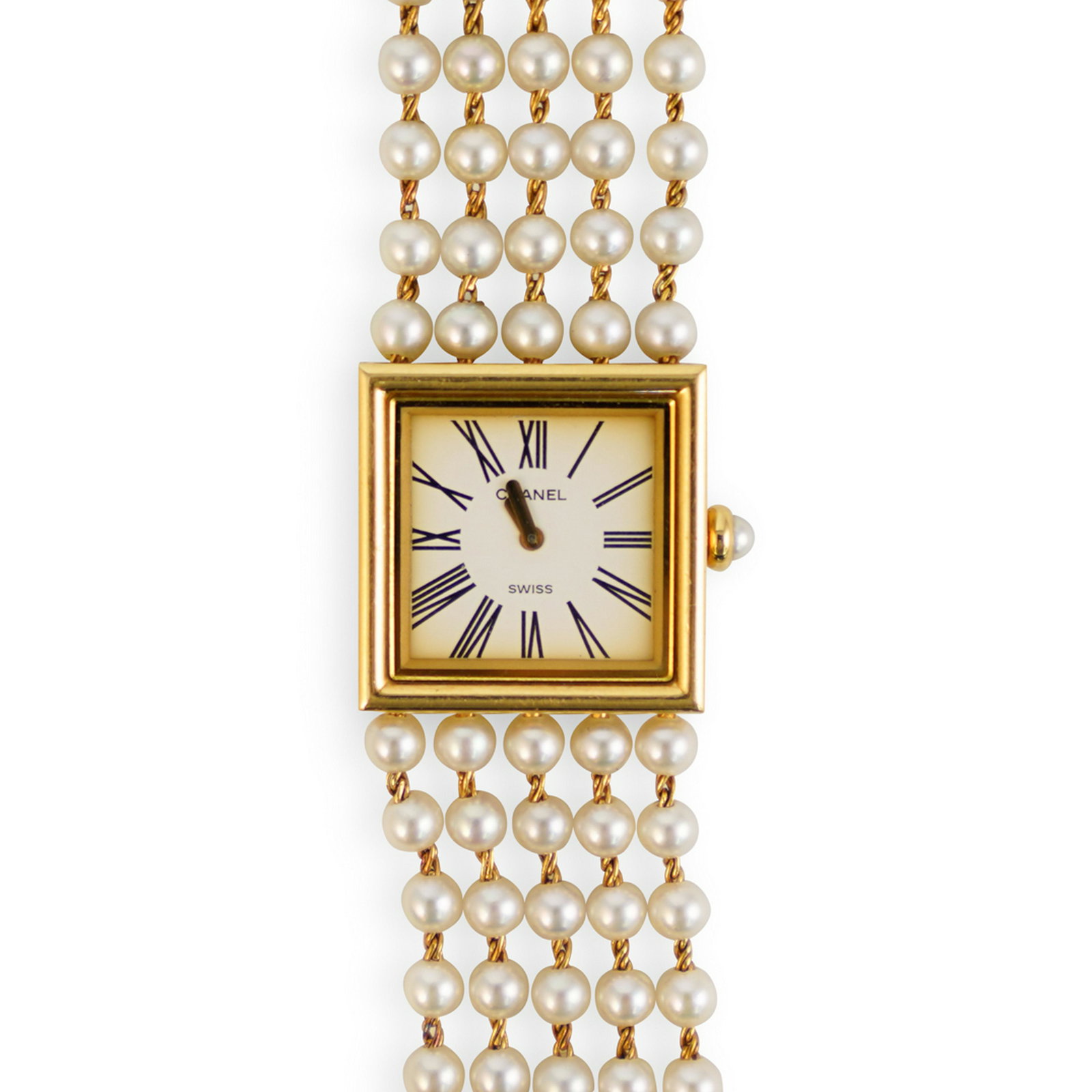 Chanel Mademoiselle Akoya Pearl Watch (1 of 5)