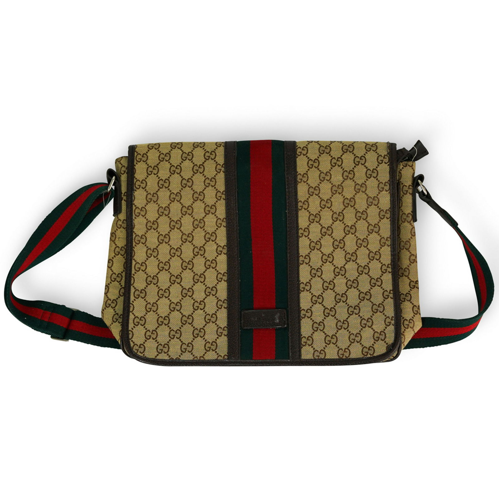 gucci monogram messenger bag