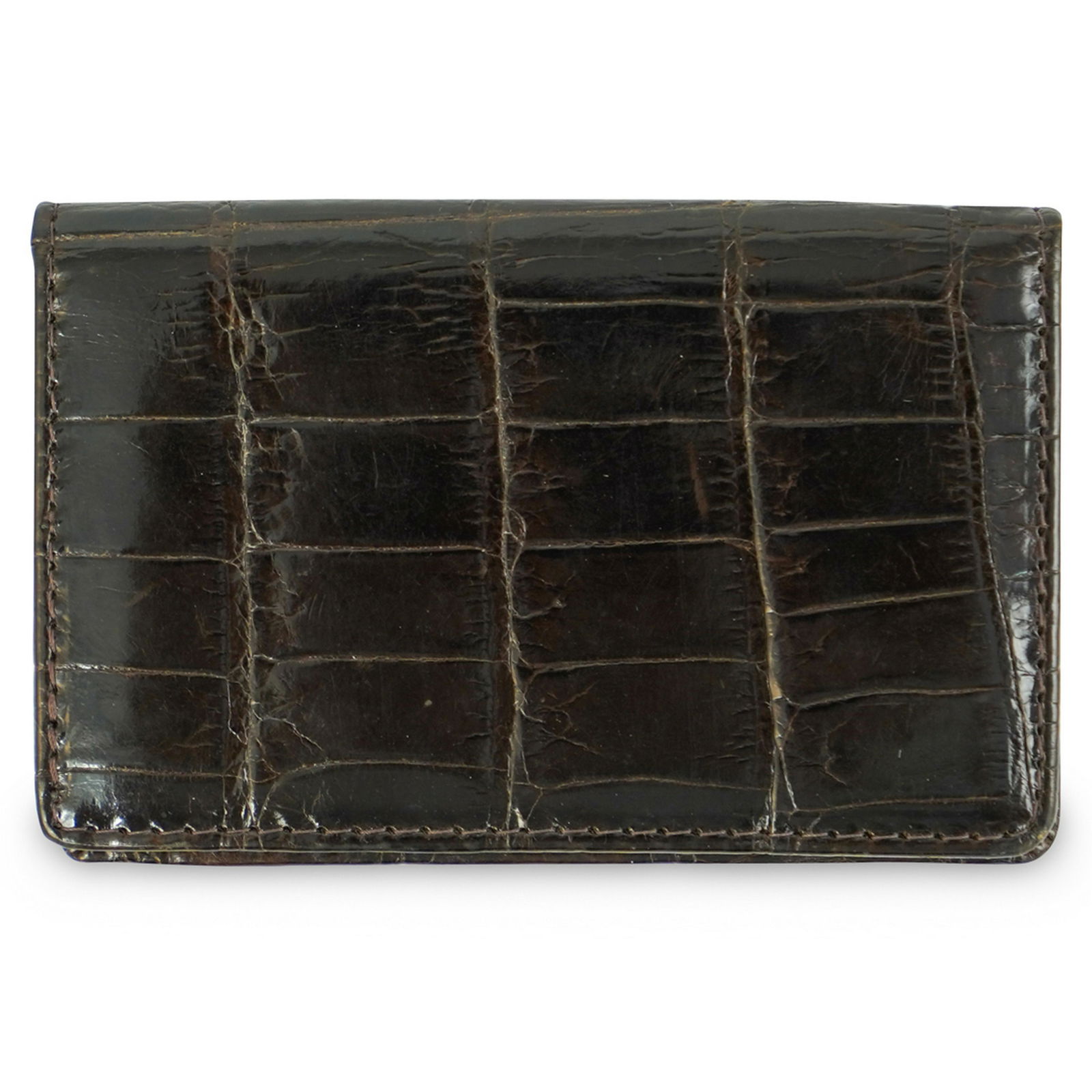 Neiman Marcus Crocodile Leather Credit Card Holder (1 of 3)
