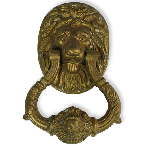 Bronze Lion Head Door Knocker Bronze Lion Head Door Knocker