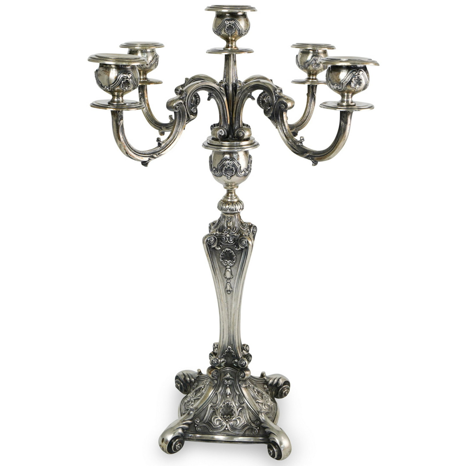 Lisboa Five Light Sterling Silver Candelabra (1 of 6)