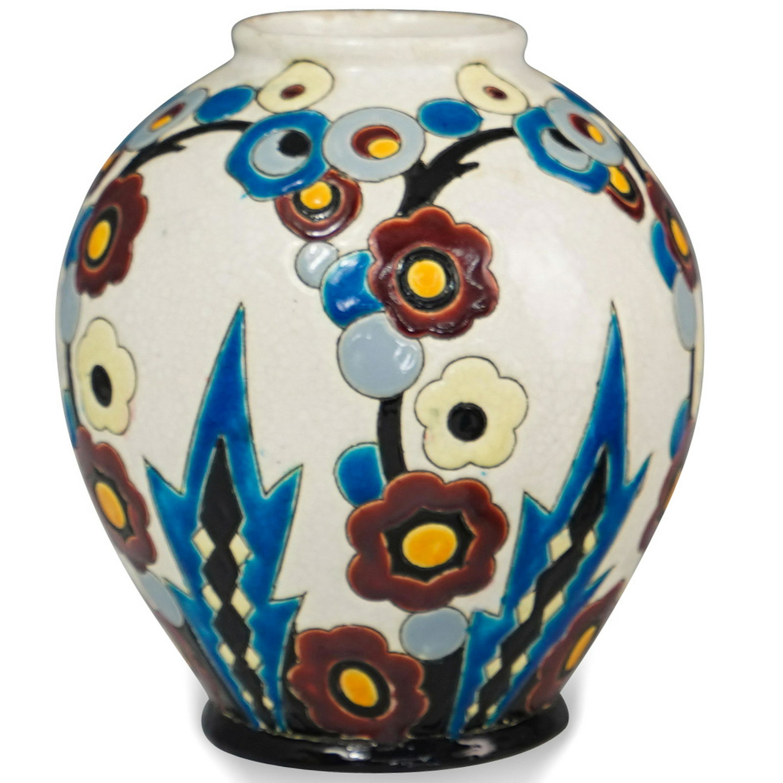 Boch Freres Keramis Ceramic Vase (1 of 3)