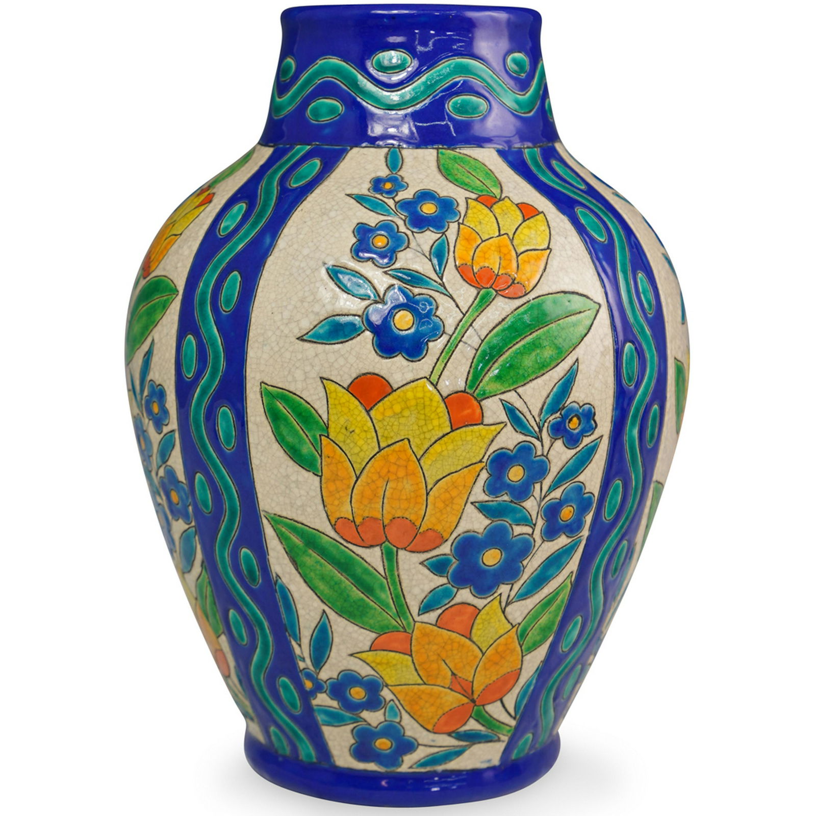 Boch Freres Keramis Ceramic Vase (1 of 5)