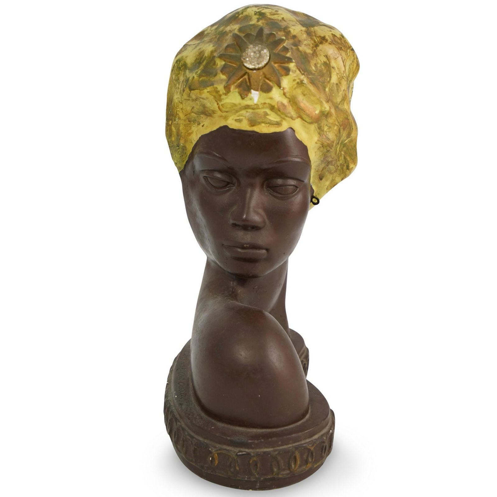 Black Americana Ceramic Table Lamp