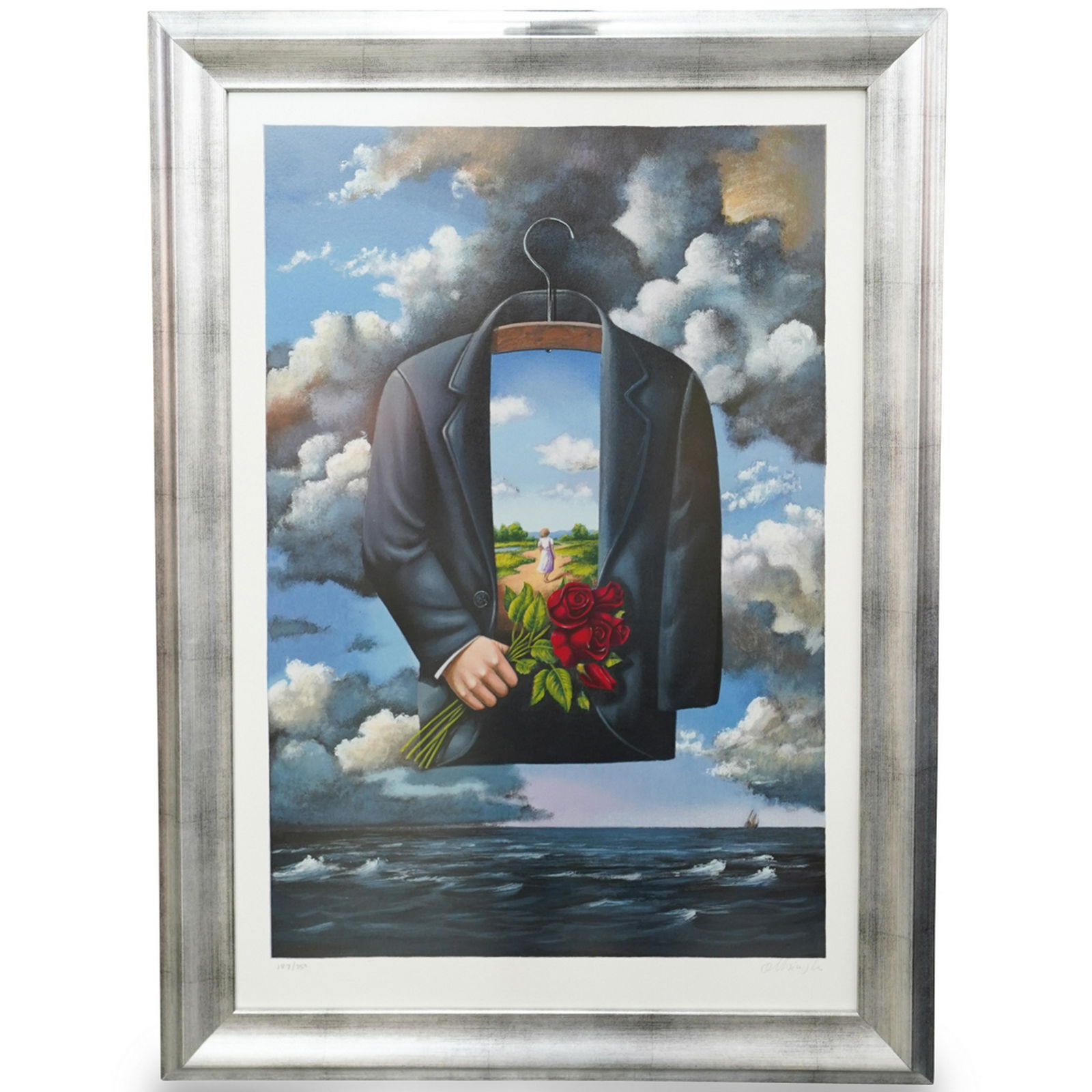 Rafal Olbinski (Poland, b. 1943) Color Serigraph (1 of 4)