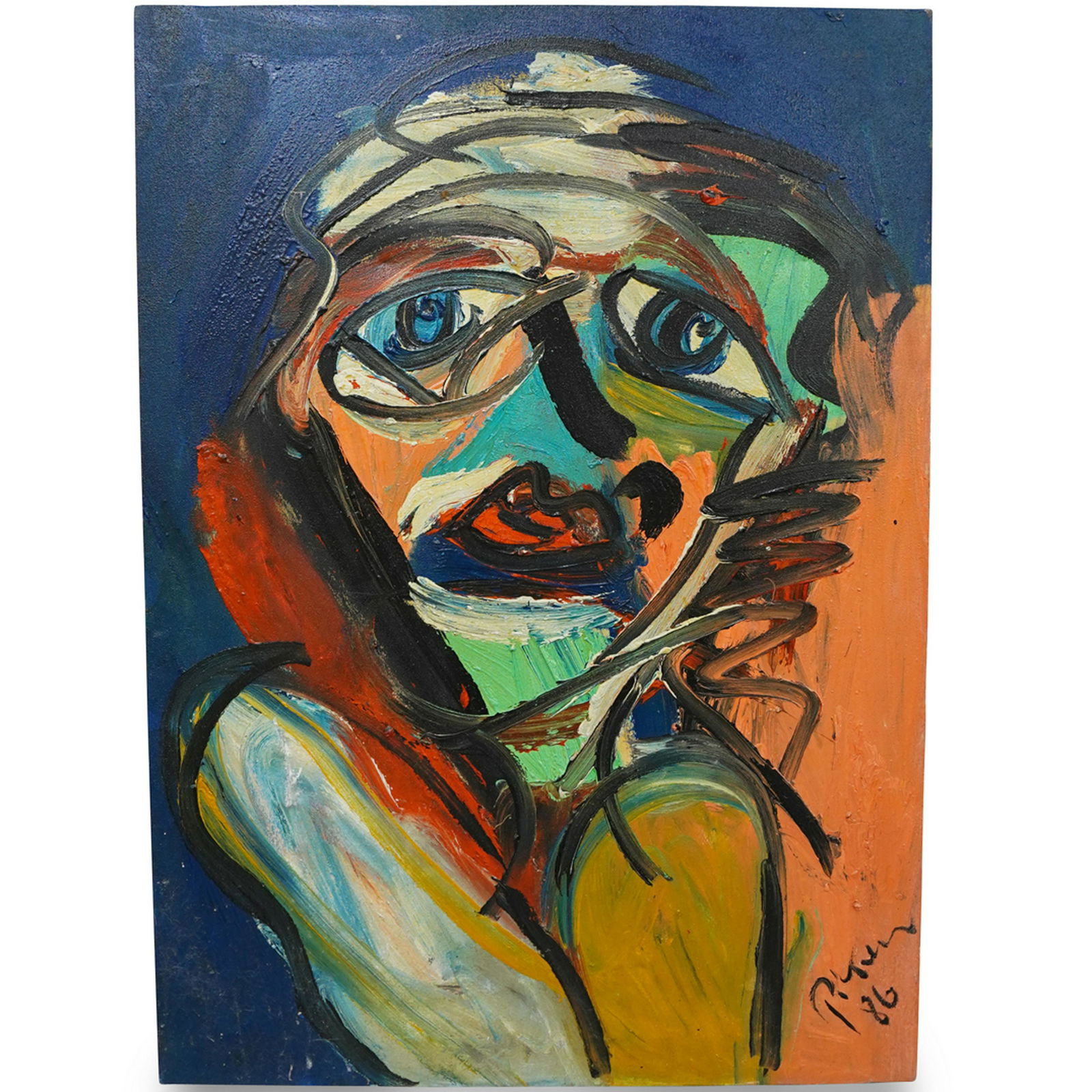 Peter Keil (German, b. 1942) Acrylic on Canvas (1 of 4)