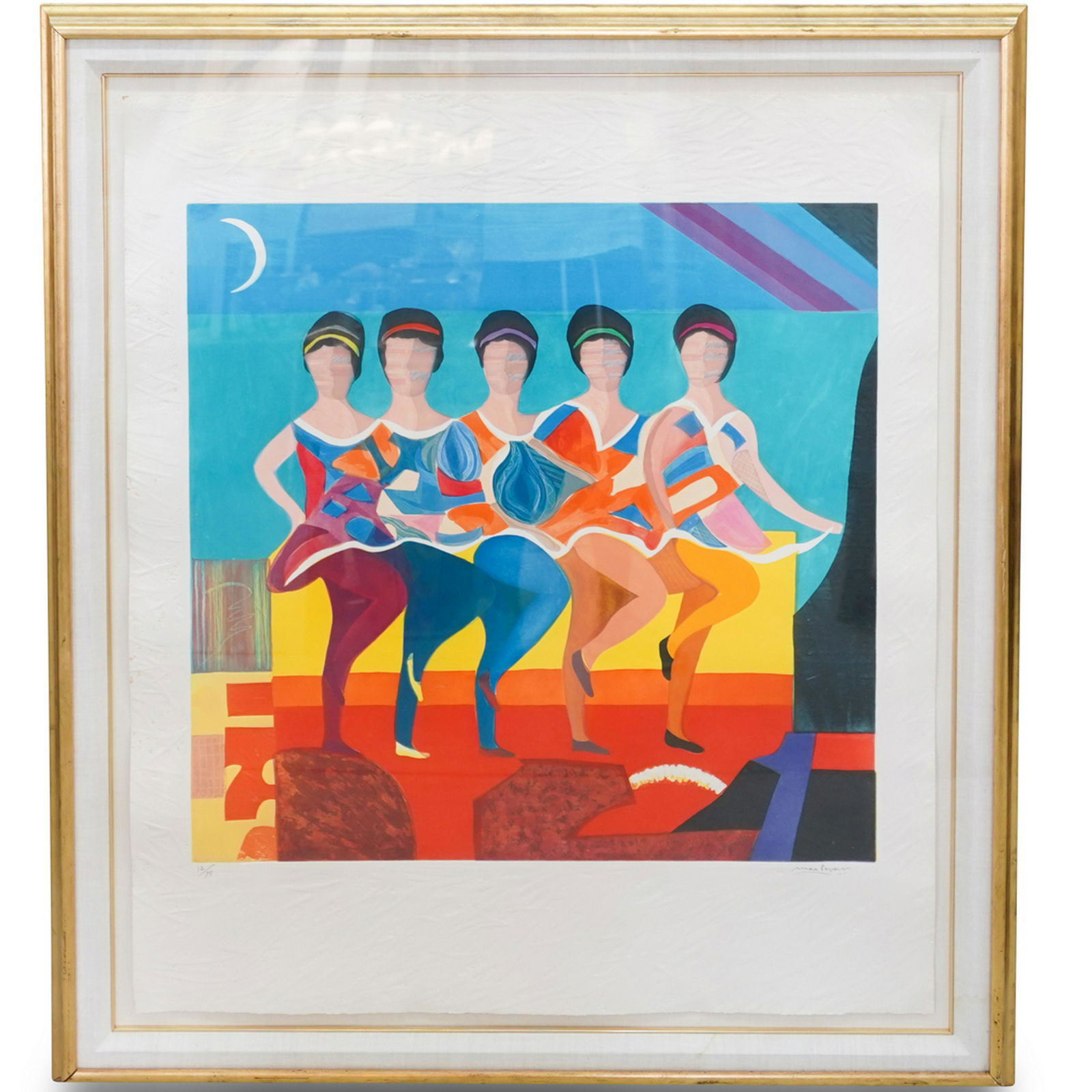 Max Pavart (French, 1911-1994) Colored Lithograph (1 of 6)