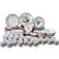 (131 Pc) Lynn Chase "Parrots of Paradise" Porcelain