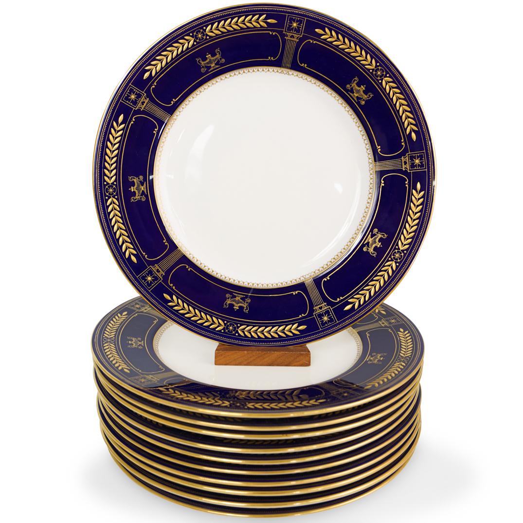 (11 Pc) Mintons Porcelain Dinner Plates (1 of 3)