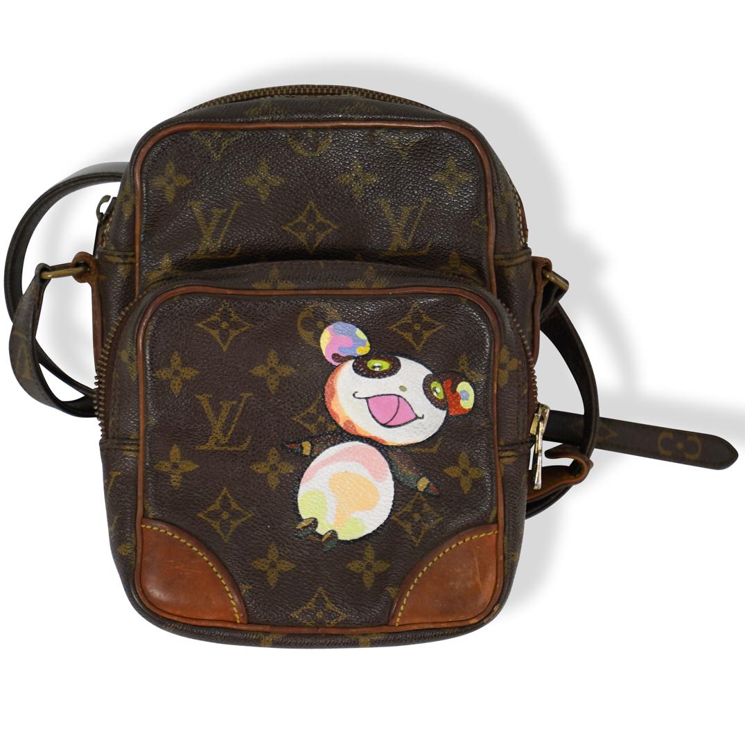 Artist Embellished Louis Vuitton Backpack (1 of 5)