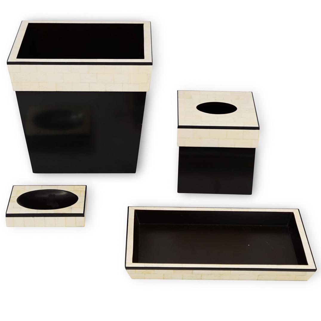 (4 Pc) R.Y. Augousti Style Coconut Shell Decor (1 of 5)