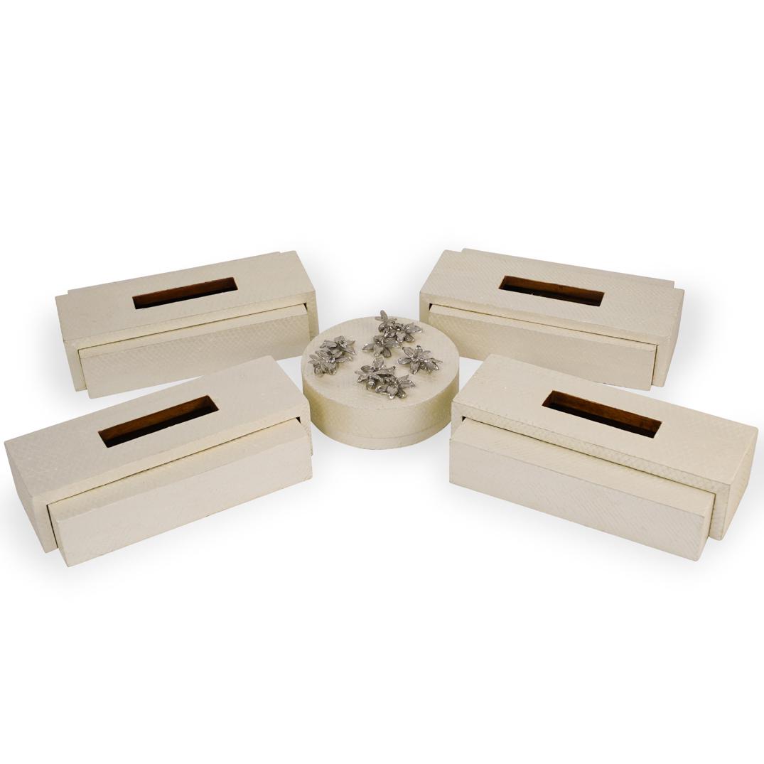 (5 Pc) R and Y Augousti Snakeskin Home Decor (1 of 7)