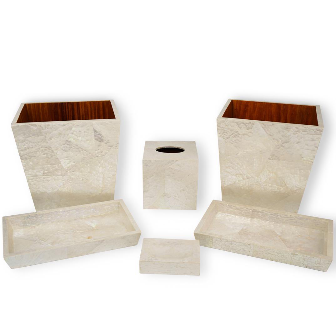 (6 Pc) R and Y Augousti Style MOP Home Decor (1 of 6)