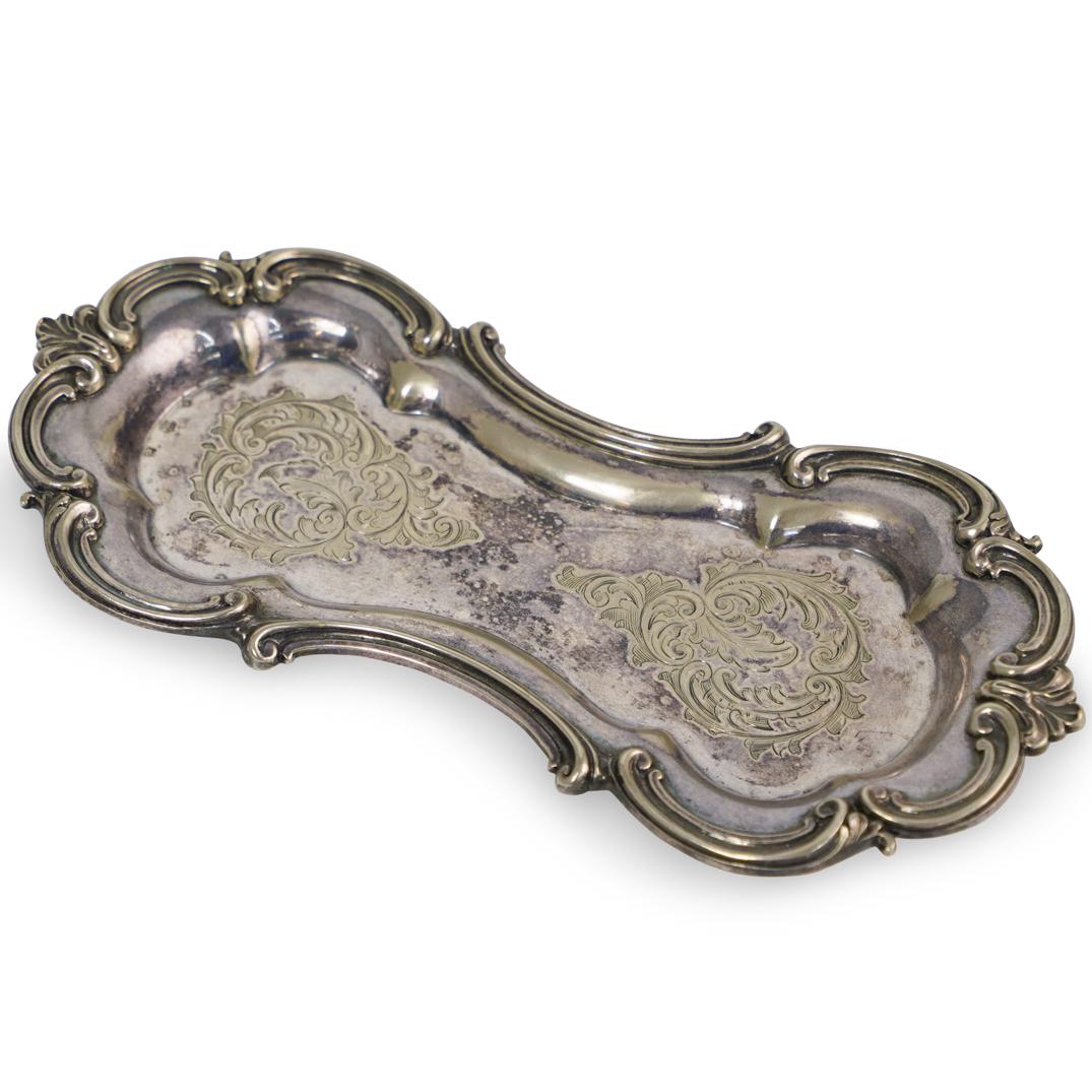 19th Cent. Elkington and Co. Sterling Dish (1 of 4)