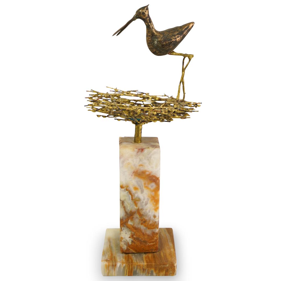 Curtis Jere Mid Century Sandpiper Sculpture (1 of 4)