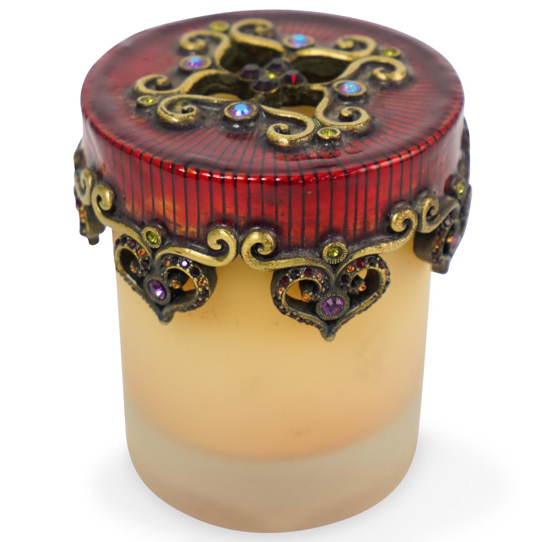 Jay Strongwater Enamel Covered Candle (1 of 5)